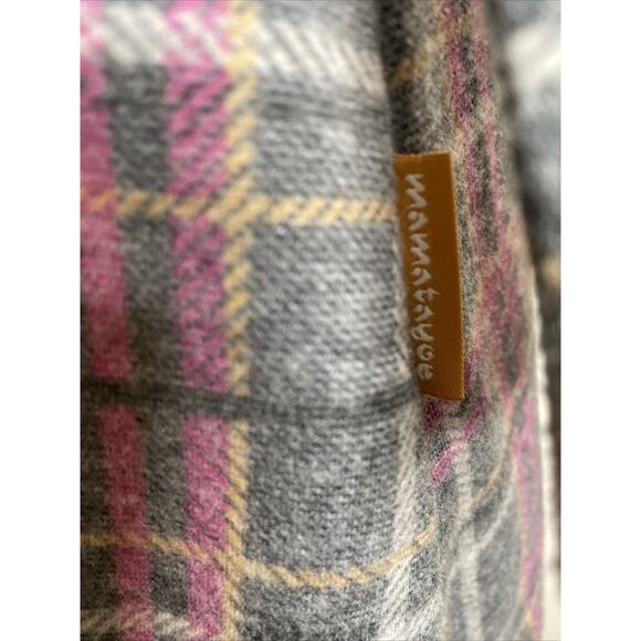 MAMATAYOE size M Flannel Tunic 3/4 Sleeves Designed in Spain Made in Portugal - Picture 9 of 15